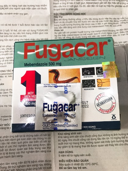 ベトナムで有名な寄生虫対策 虫下し の薬 Fugacar